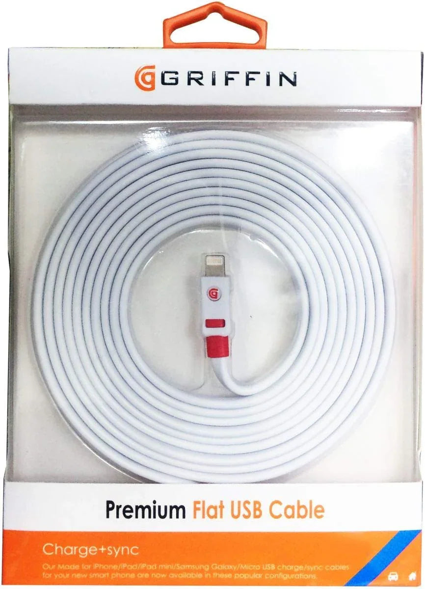 Griffin 3 Meter USB to Lightning Cable for iphone5 5 s 6 6plus ipad air ipad mini ipad mini2 - eBuy UAE